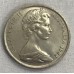 AUSTRALIA 1982 . TEN 10 CENTS COIN . LYREBIRD
